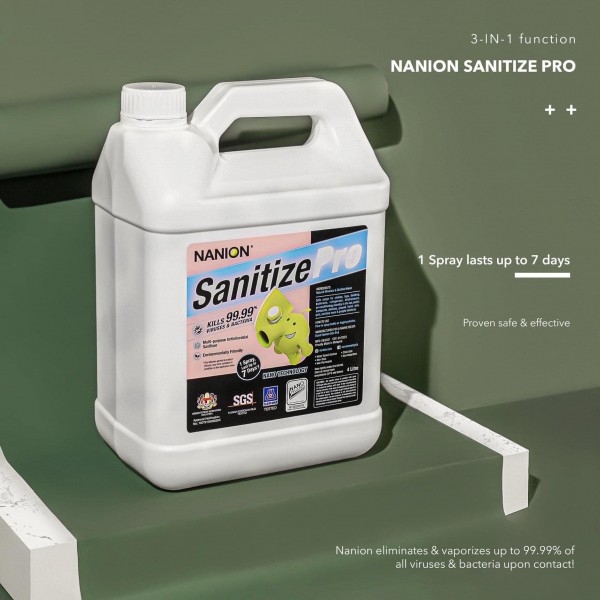 EM [Nanion] Sanitize Pro "Everything I Care" (7 Days Formula) 4L